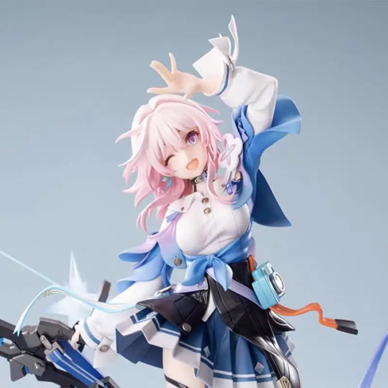 【Presale】Honkai: Star Rail Anime figurine March 7th Game Character Sculpture  Action Doll Statue Figures Collectible Model