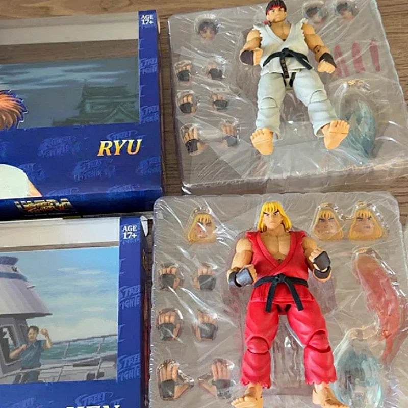 Ultra Street Fighter Ken Masters Actionfigur Storm Toys Usfii: The Final Challengers Figur Bewegliches Sammlerstück Modell Spielzeug Geschenk