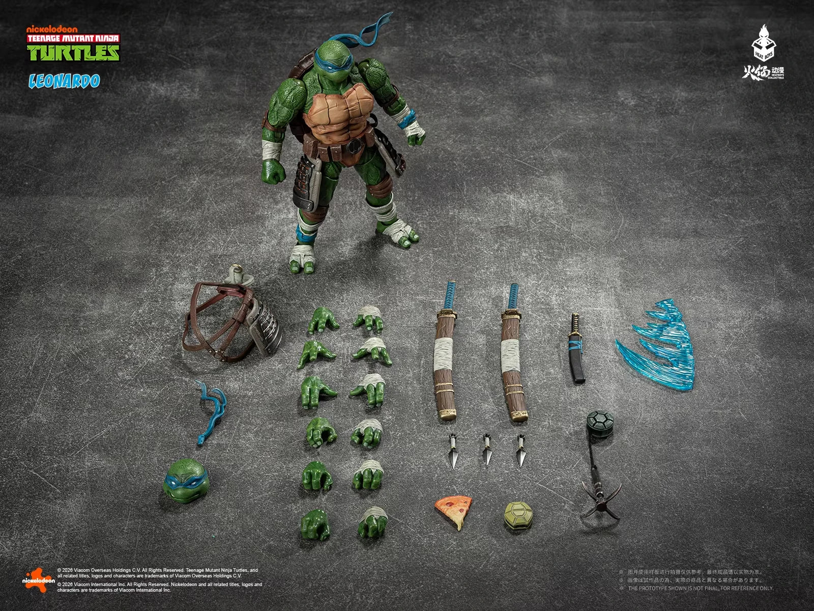 HEATBOYS Ninja Turtles Action Figure TMNT Leonardo Anime Figurine Joint Movable Model Collection Desktop Ornament Toys Kids Gift