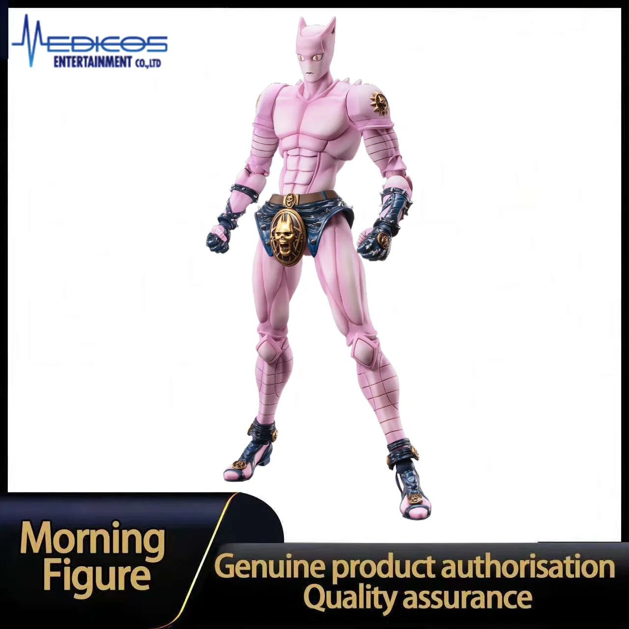Auf Lager MEDICOS-E Super Action Statue BIG JoJo's Bizarre Adventure Part 4 Diamond Is Unbreakable Killer Queen Actionfigur