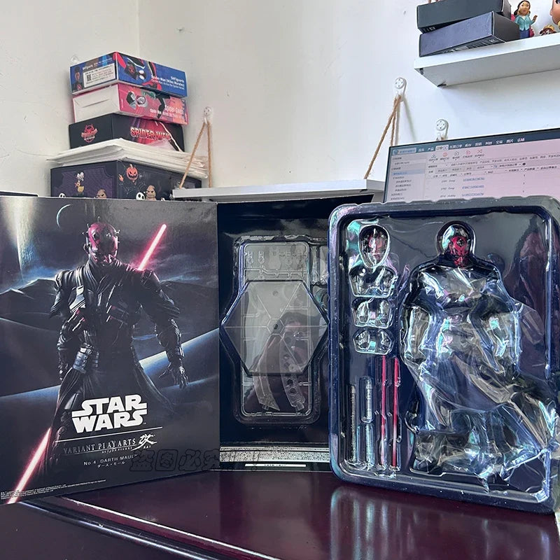 Play Arts Boba Fett Darth Vader Maul Stormtrooper Star Wars Figure Action Figures Model Collectible Gift For Boyfriend Funny Toy