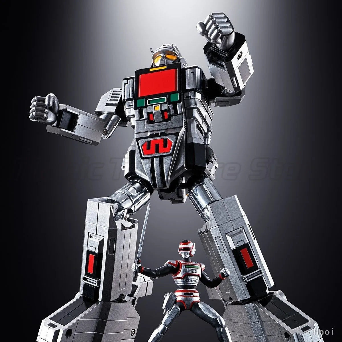 【MT】Original BANDAI SPIRITS Soul of Chogokin GX-97 Kyojuu Tokusou Special Megabeast Investigator Juspion Action Figure Toy Model