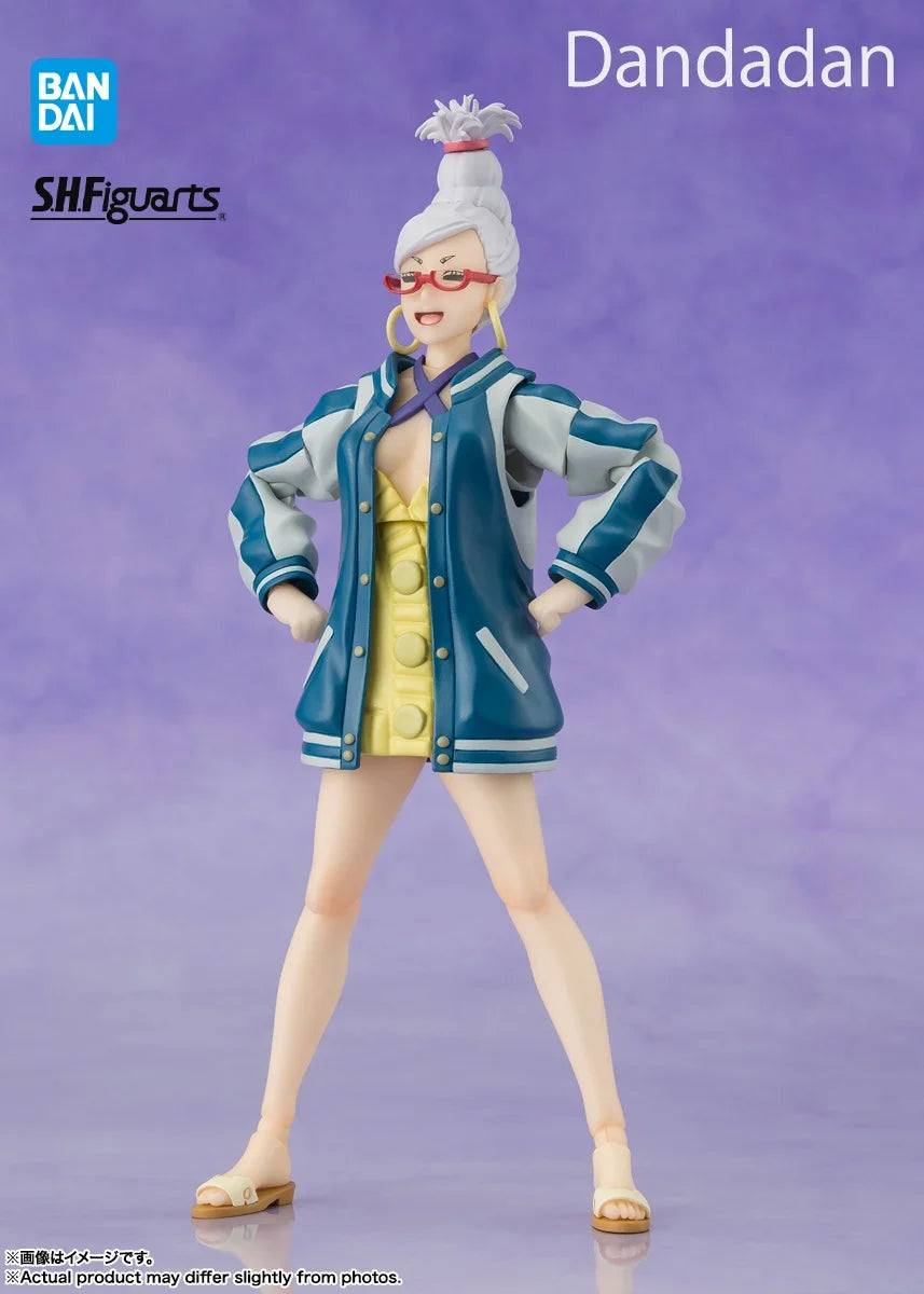 In stock Bandai S.H.Figuarts Dandadan Reiko Ayase (Spirit Medium) 14.5CM PVC Figure Highly Detailed Collectible Model Toy Gif