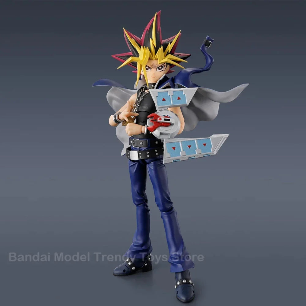 In Stock BANDAI S.H.Figuarts Yami Yugi Yu-Gi-Oh! Duel Monsters Pharaoh Atem Action Figure Model Original Toys Gifts Collecting