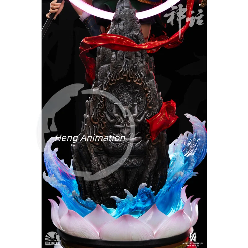 Pre-sale Kaitian Studio Mythology Series Nezha: Lotus Rebirth Full-Figure Statue Collectible Sculpture Display Piece Action
