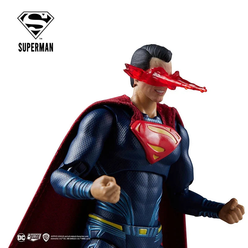 Fondjoy DC Superman Justice League 1/9 Scale Action Figure Black Superman Anime Characters Genuine Model Collectible Boys Gifts