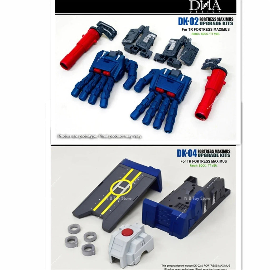 【In Stock】 DNA Design DNA DK-02 DK-04 Update Kits for Fortress Maximus Action Figures Accessories