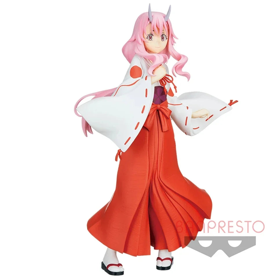 Bandai Original Instock 22Cm That Time I Got Reincarnated As A Slime Shion Secretary Trench Coat Pvc Action Figure Model Toys