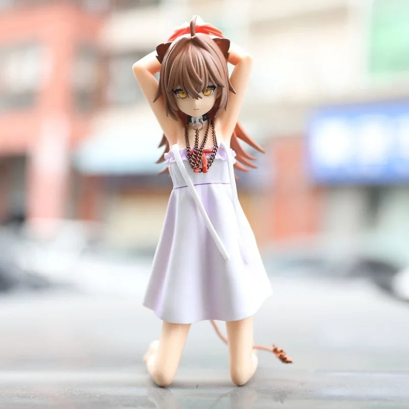 New 21cm Rurudo Lion Gk Kneeling Beautiful Girl Pvc Action Figure Cute Anime Adult Sexy Model Toy Doll Collection Ornament Gift