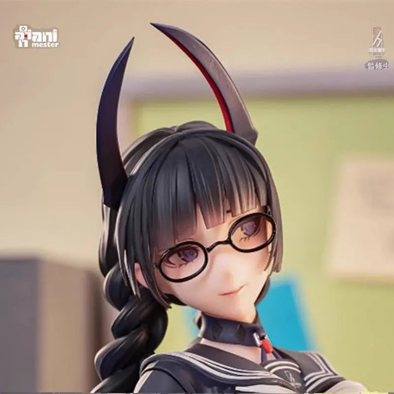 Auf Lager Original Animester Succubus Disciplinary Committee Member Miona 1/6 Tracking Eye Modell Spielzeug Gesichtsersatz Augenklappe