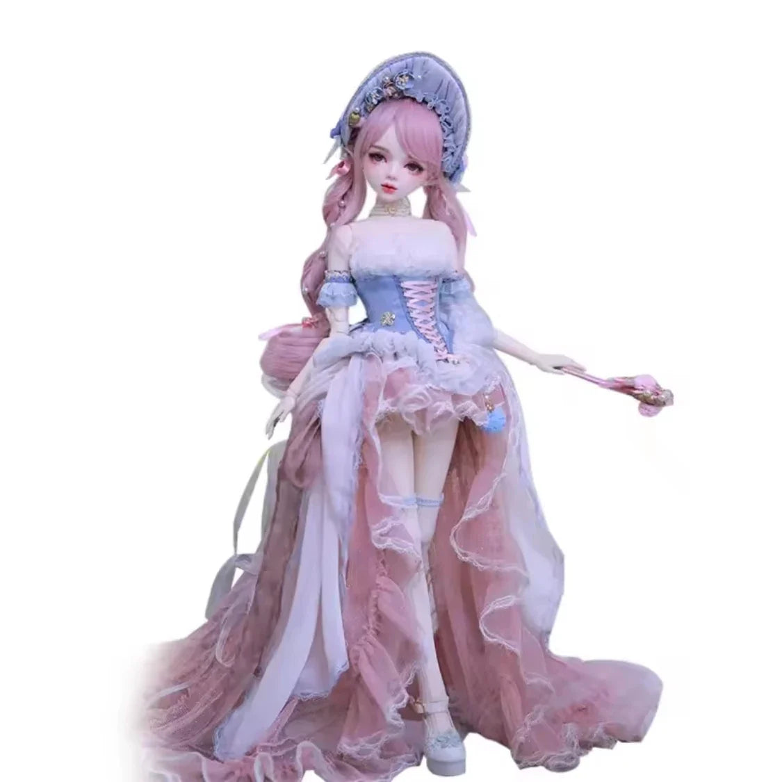 Articulated BJD Doll Set / Fair Skin TPE Body + Metal Frame / Collectible DIY Customizable Figure