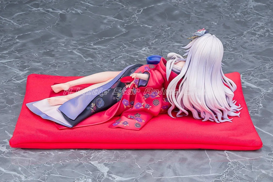 【Pre Sale】Original KADOKAWA KDcolle Hyperdimension Neptunia Noire/Neptune Girls' Hibiki Kimono 1/7 Model Collection Toy