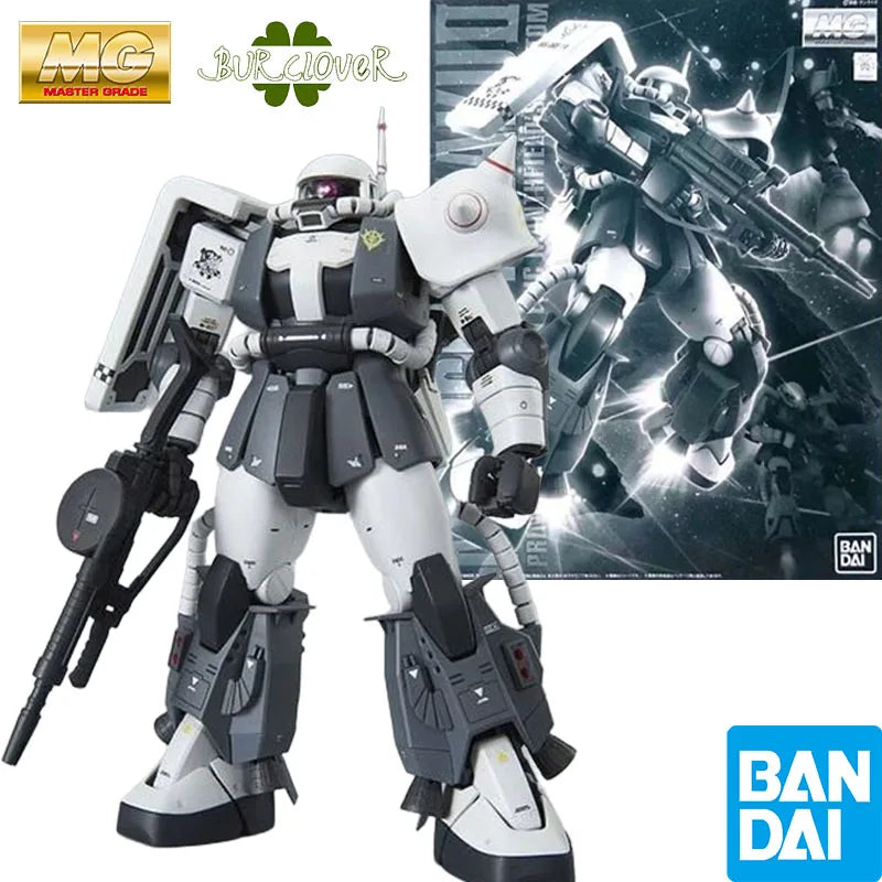Bandai Original MG ZakuⅡ High Mobility Type MS-06R-1A 1/100 Action Figure Assembly Model Toys Gifts For Children GUNDAM