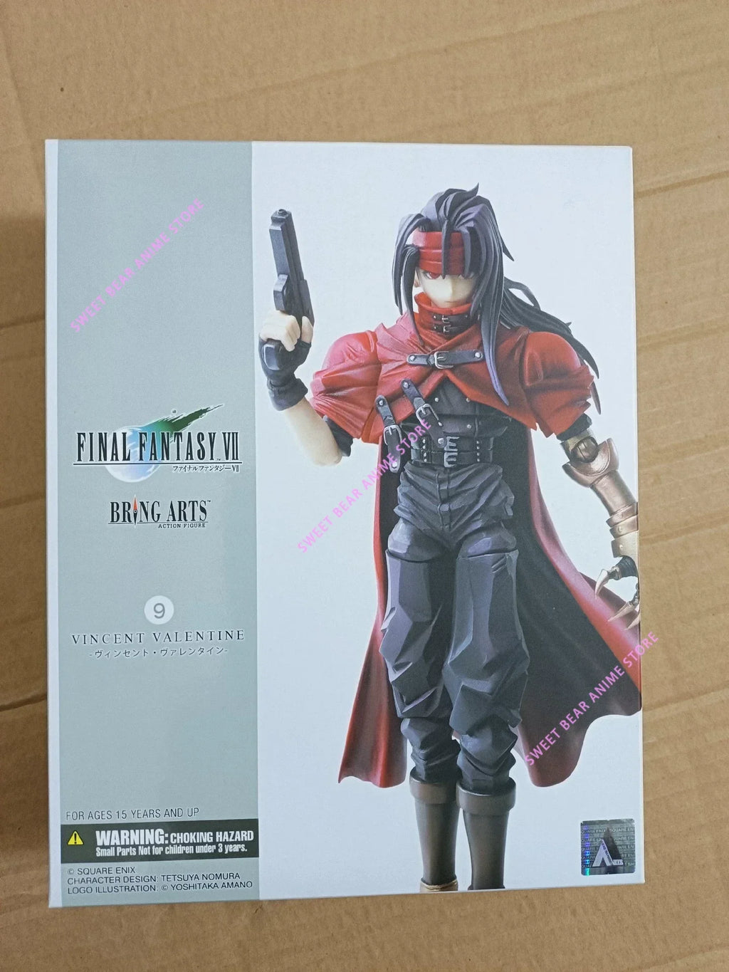 Square Enix Final Fantasy VII BRING ARTS Vincent Valentine Action Figure Anime Model Trendy Toys Desktop Doll Collectibles