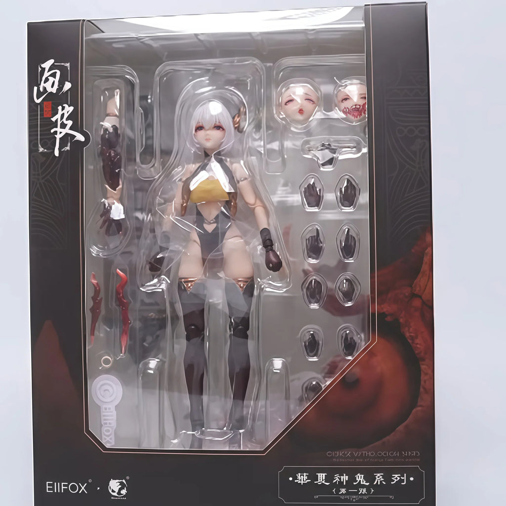 Eiifox Bearpanda Hua Xia Action Figure Collectible Gods And Ghosts Series Painted Skin Articulated Model Anime Merch Toy Gift