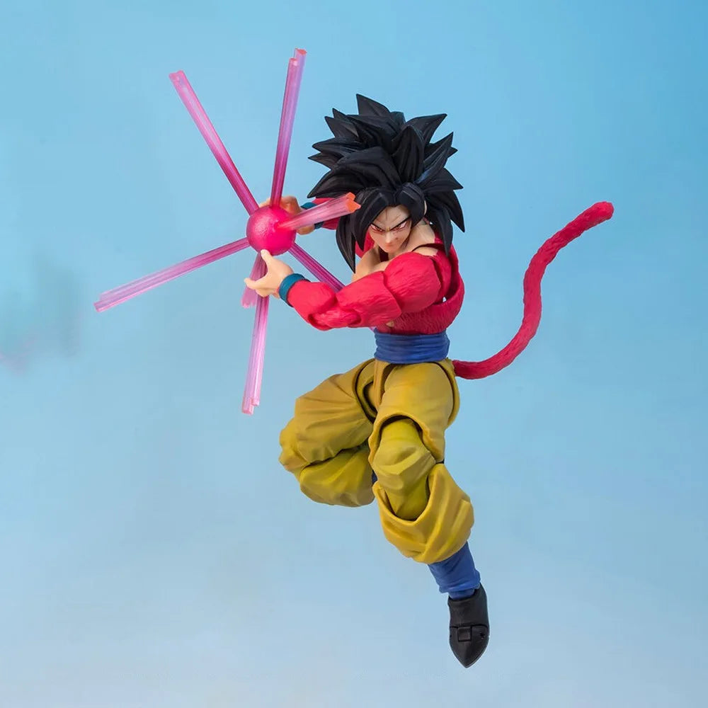 Super Ssj4 Figuras Dragon Ball Z Son Goku Action Figure Toys Anime Saiyan 4 Figurine 16cm Collection Movable Model Children Gift