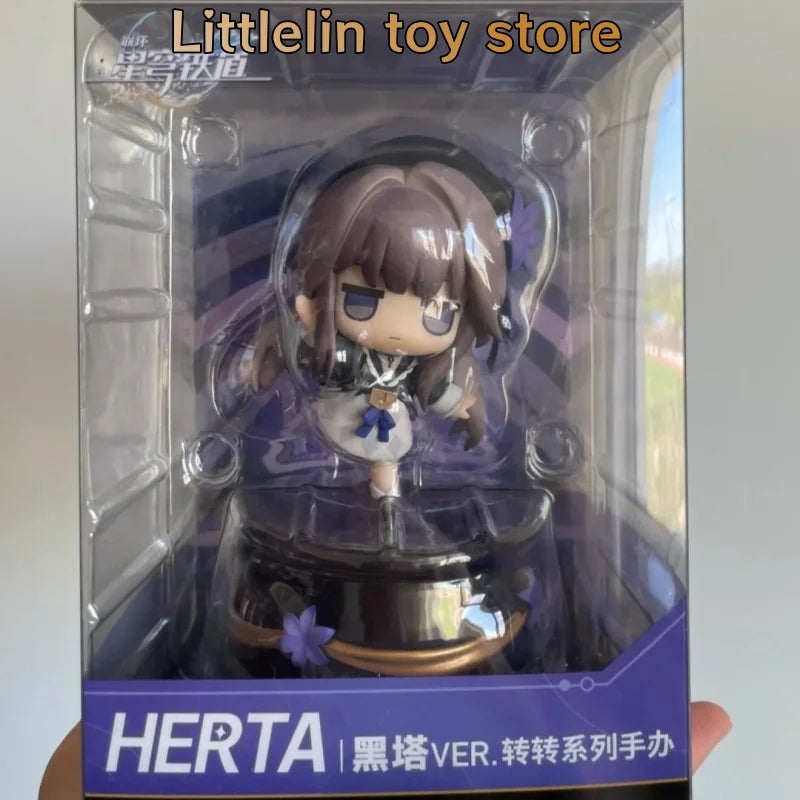 Official Honkai:Star Rail Herta Ver. Rotation Series Genuine Q Edition Anime Figure Model Desktop Decoration Toy Gift In Stock