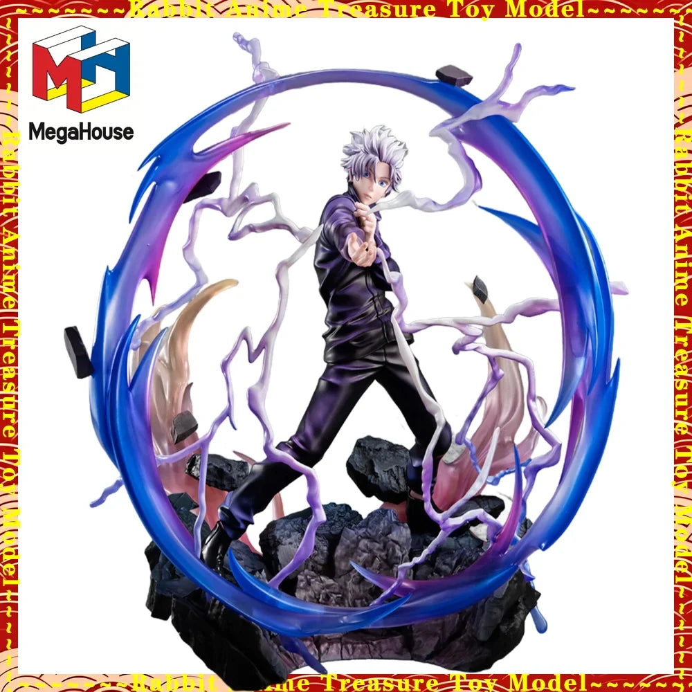 In Stock Original Genuine MegaHouse Figure DX Jujutsu Kaisen Satoru Gojo Hollow Purple Ver PVC Collectible Gift Display