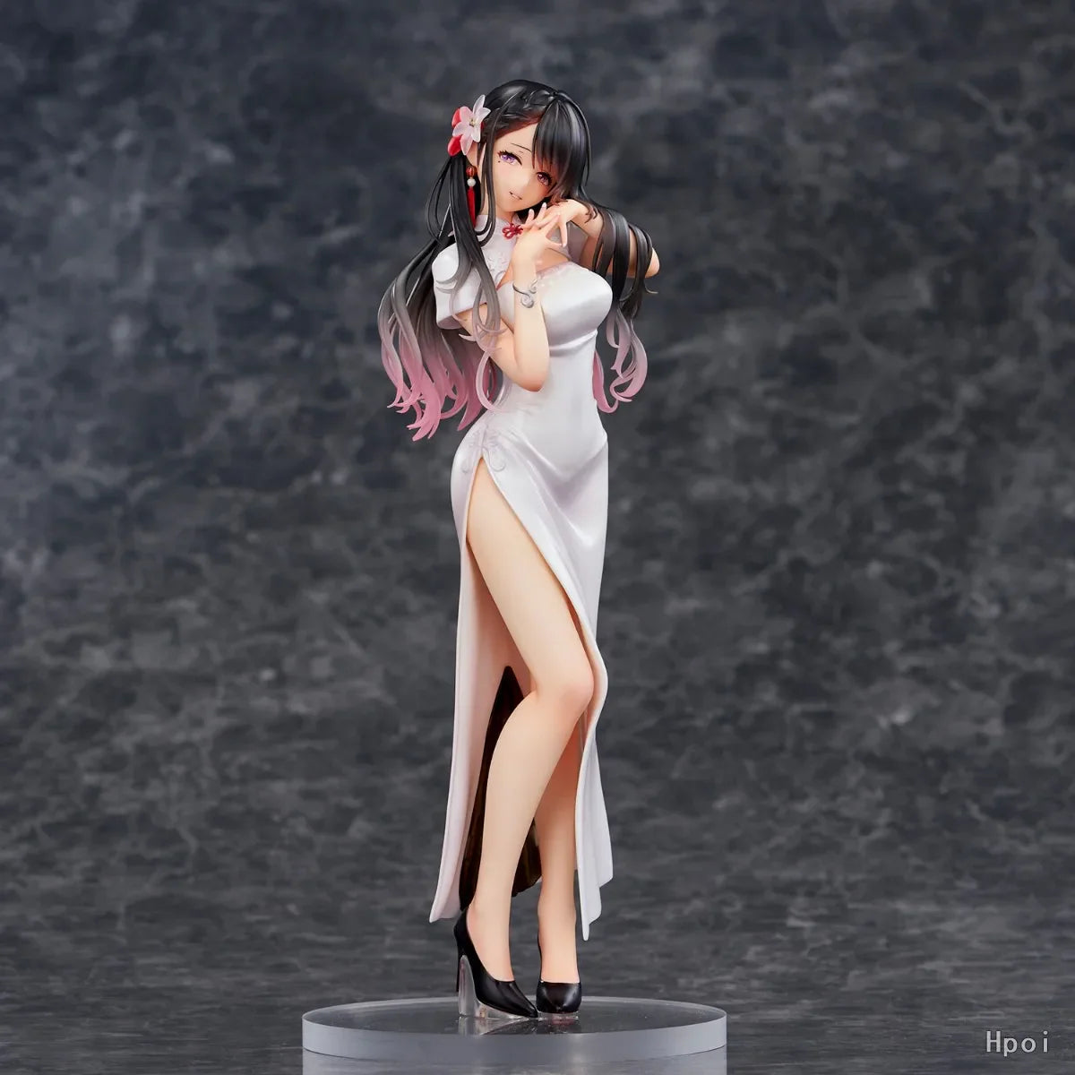 Auf Lager Original UnionCreative Healing Weißes Cheongsam Schwesterfigur Modell Anime Spielzeug Geschenk Sammlung Serie