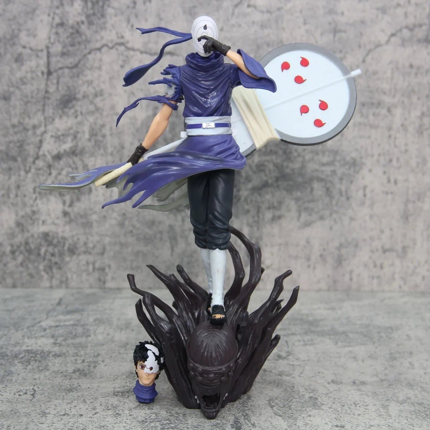 24cm Naruto Anime Figures Naruto Dan Sasuke A Hundred Ninjas for Ten Years Action Figure Statue Model Doll Collection Toys Gifts