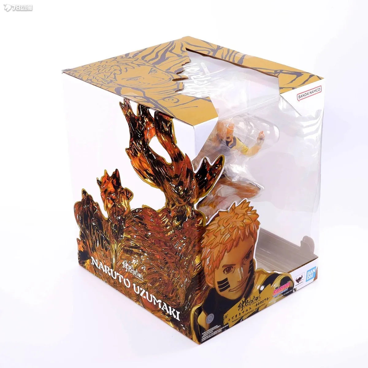 Bandai Genuine NARUTO Figuarts ZERO Uzumaki Naruto Uchiha Sasuke Uchiha Obito Uzumaki Boruto Anime Action Figure Model Toys Gift