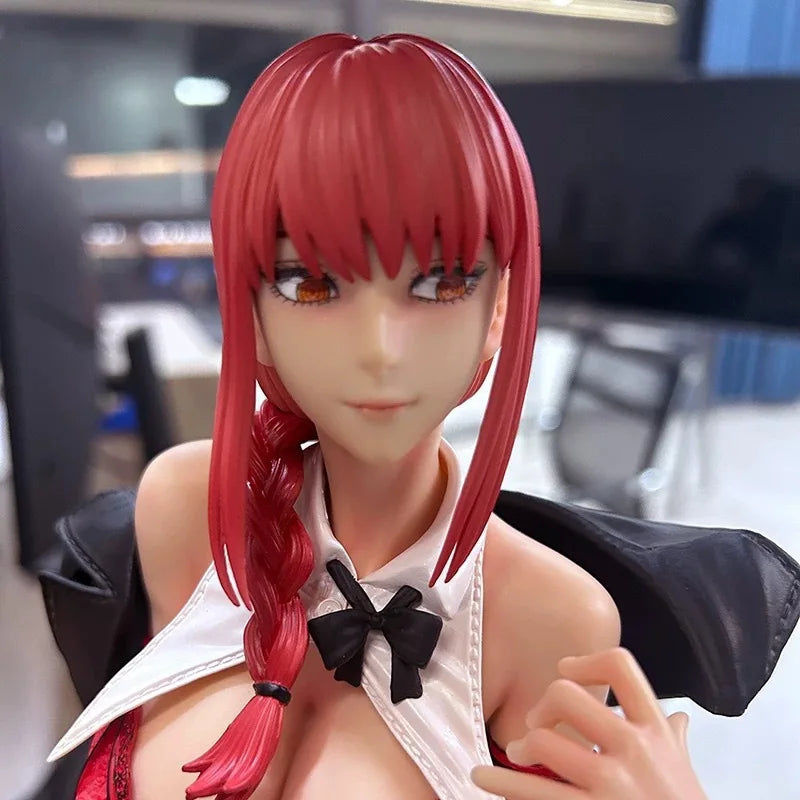 50cm Chainsaw Man Gk Makima Chainsaw Man Dominating Demon Miss Makima Statue Model Boxed Collection Figurine Player Gift