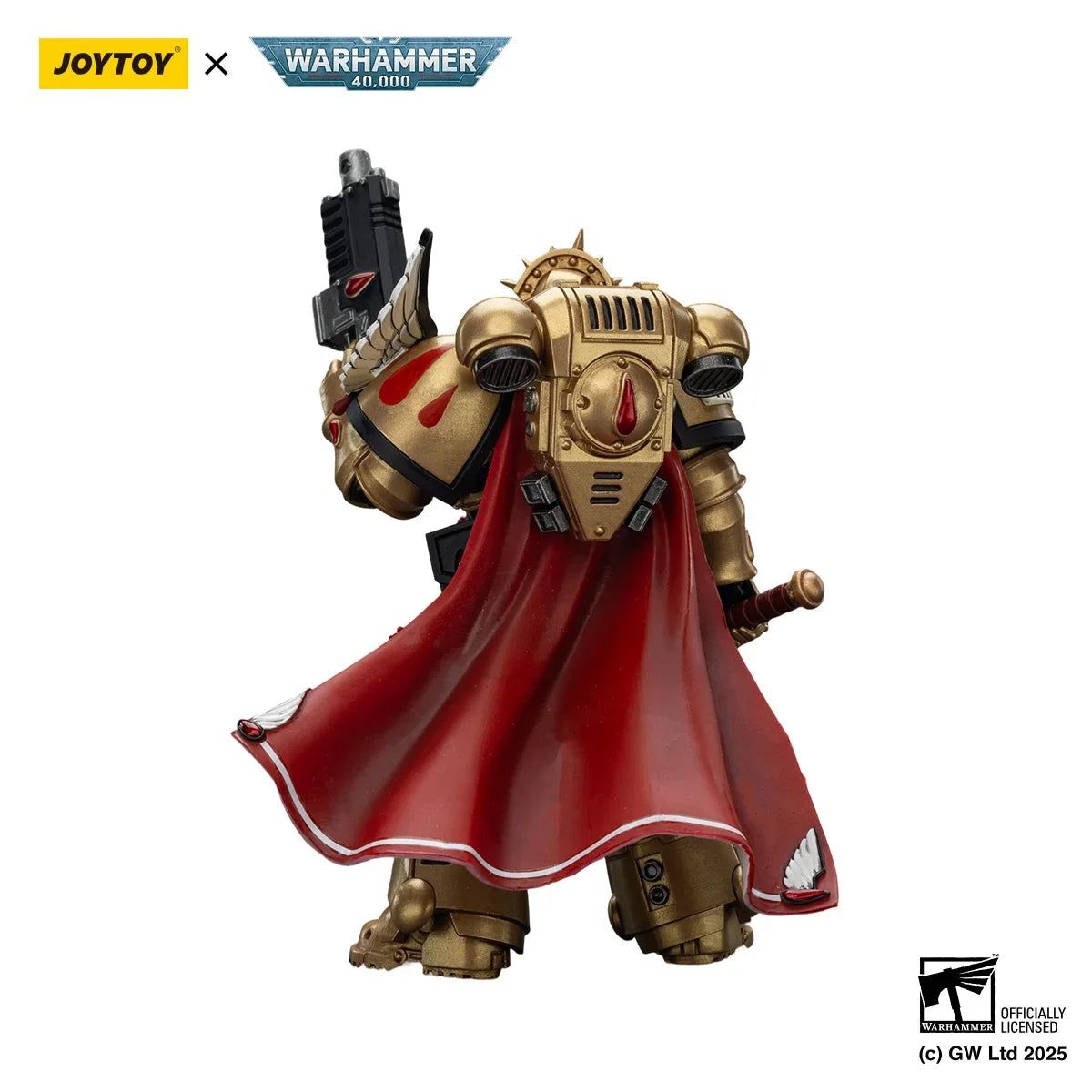 [IN STOCK] JOYTOY Warhammer 40K Action Figure 1/18 Blood Angels Captain with Heavy Bolt Pistol & Power Sword Model birthday