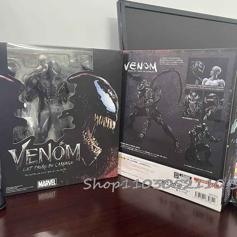 SHFiguarts Venom Red Venom Carnage Action Figure Shf Venom 2 Let There Be Carnage Anime Figure Model Toy Birthday Gifts Doll