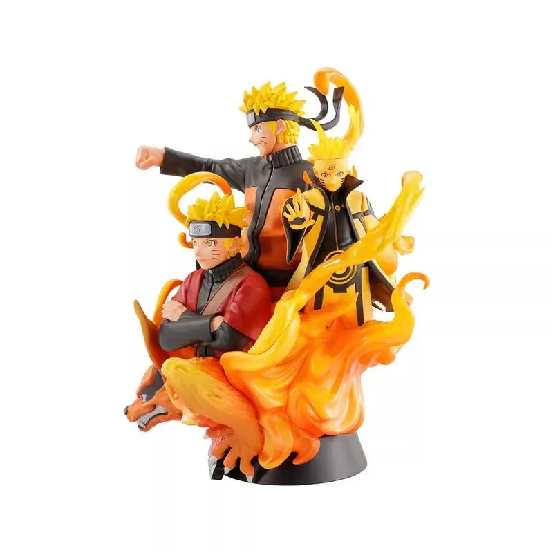 Mega House Genuine Petitrama NARUTO Anime Figure Uzumaki Naruto Action Toys for Boys Girls Kids Christmas Gift Collectible Model