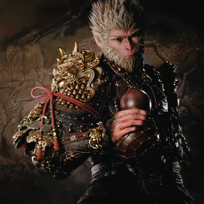 Black Myth: Wukong Anime Figures 10cm Wukong Figure Joint Movable Models Statue Collection Desk Decora Toys Kids Christmas Gifts