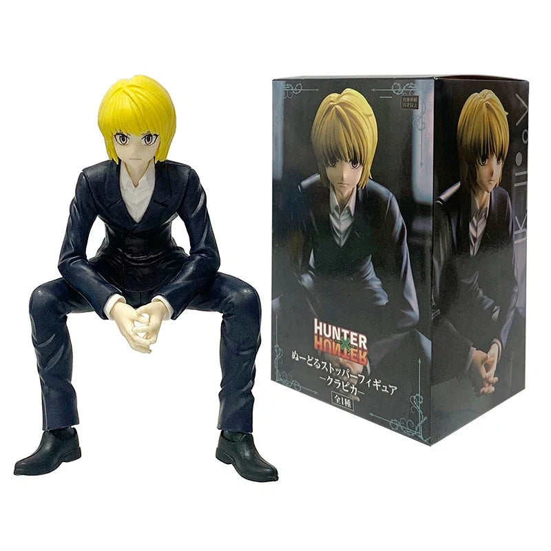 15cm Hunter×Hunter Anime Figure Phantom Troupe Chrollo Action Figure Killua Figurine Collection Noodle Stopper Model Toys Gift