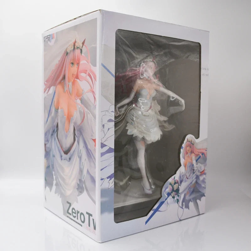 28cm DARLING in the FRANXX Zero Two 02 Sexy Anime Girl Figure Zero Two For My Darling Wedding Action Figure Collectible Doll Toy