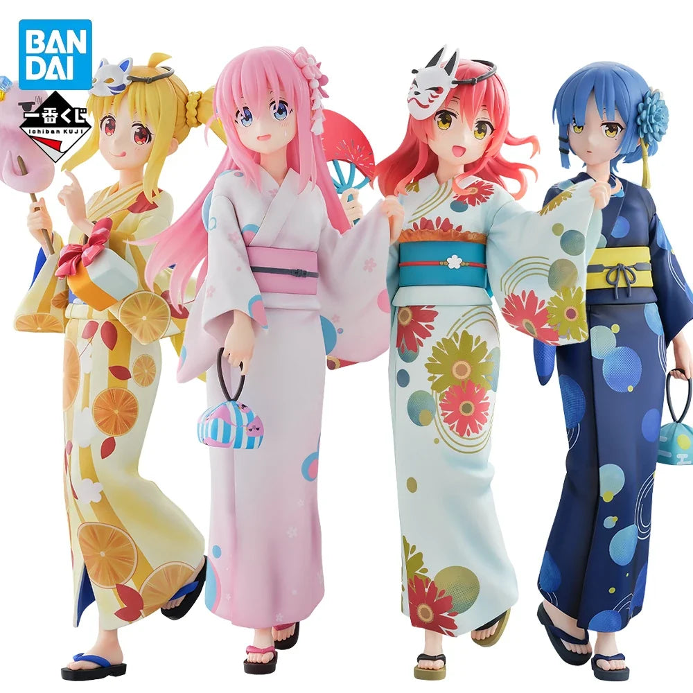 Bandai Ichiban Kuji BOCCHI THE ROCK Gotoh Hitori Ijichi Nijika Kita Ikuyo Original Anime Figure Collectible Model Dolls Gifts