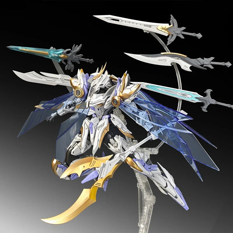 Snaa Knights Of The Round Table Divine Resonance Percival 1/144 Mecha Assembly Kit Action Figures Desktop Ornament Collect Gifts