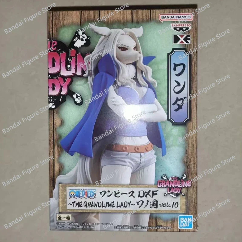 In Stock Bandai BANPRESTO One Piece DXF The Grandline Lady Wano Country Carrot Wanda Anime Action Figure Toy Model Collection
