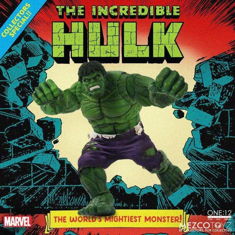 Vorverkauf 1/12 Maßstab Actionfiguren 19cm Puppen Bewegliche Gelenke Unbesiegbarer Hulk Modell für 6inch Mezco Soldat Ornament Deko