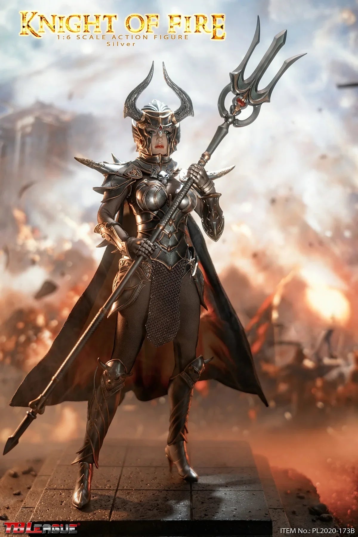 TBLeague PL2020-173 A/B 1/6 Collectible Knight of Fire Female Warrior 12'' Soldier Action figure Full Set Model Toys Gift