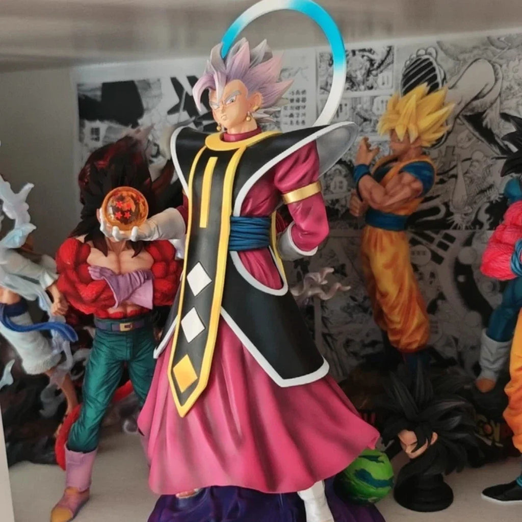 In Stock Dragon Ball 37cm Grand Priest Vegetto Jt Figure Free-Spirited Statue Saiyan Model Dragon Ball Super Ornaments