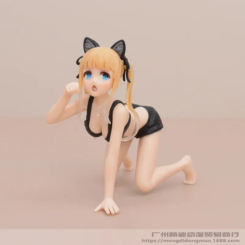New Doll Model How To Raise A Boring Girlfriend Anime Girl Figures Eriri Spencer Sawamura Kneeling Swimsuit Car Decoration Gifts