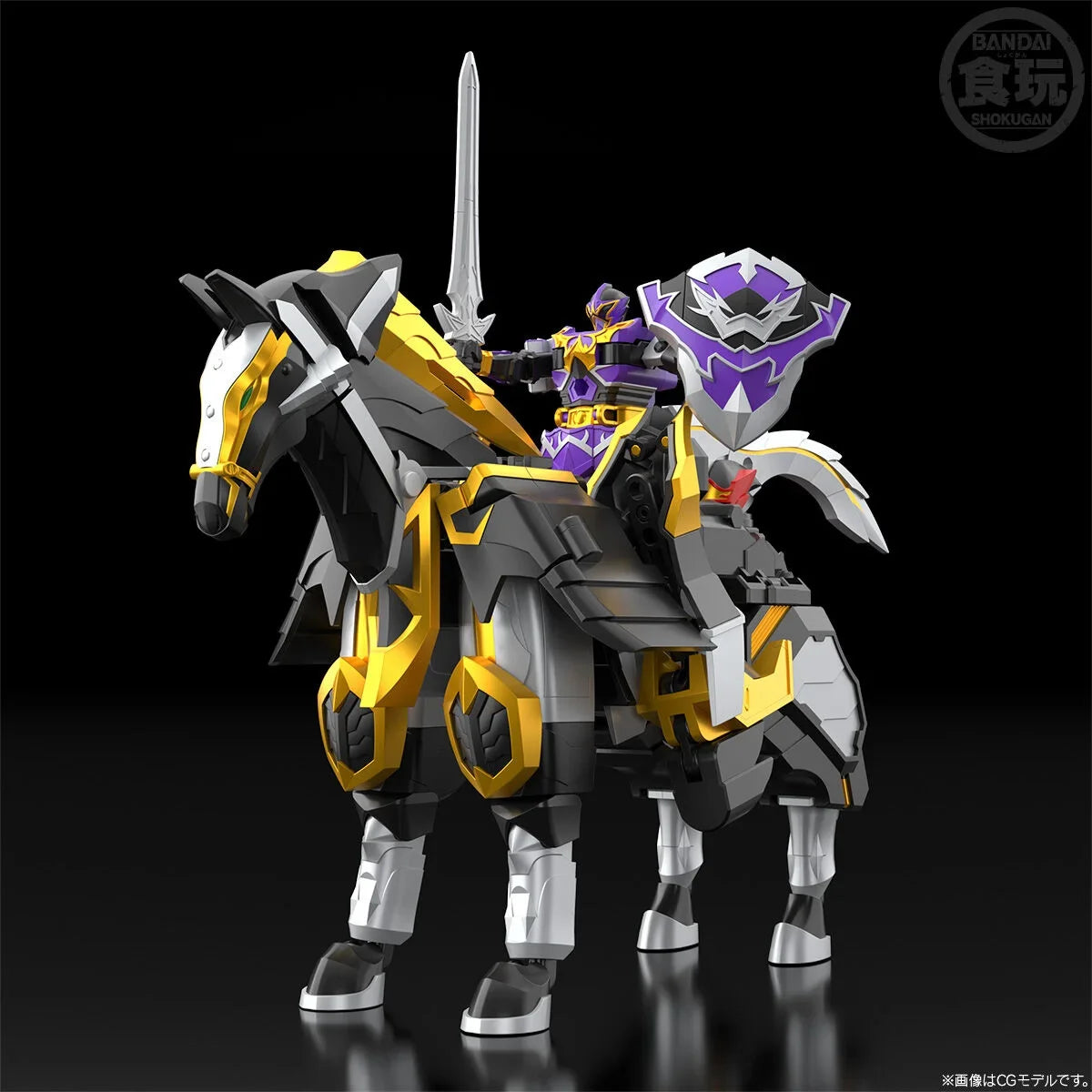 In Stock BANDAI SMP Mahou Sentai Magiranger Maagi Black Wolf Kaiser 17.5CM ABS Anime Action Figures Assembly Model Toy