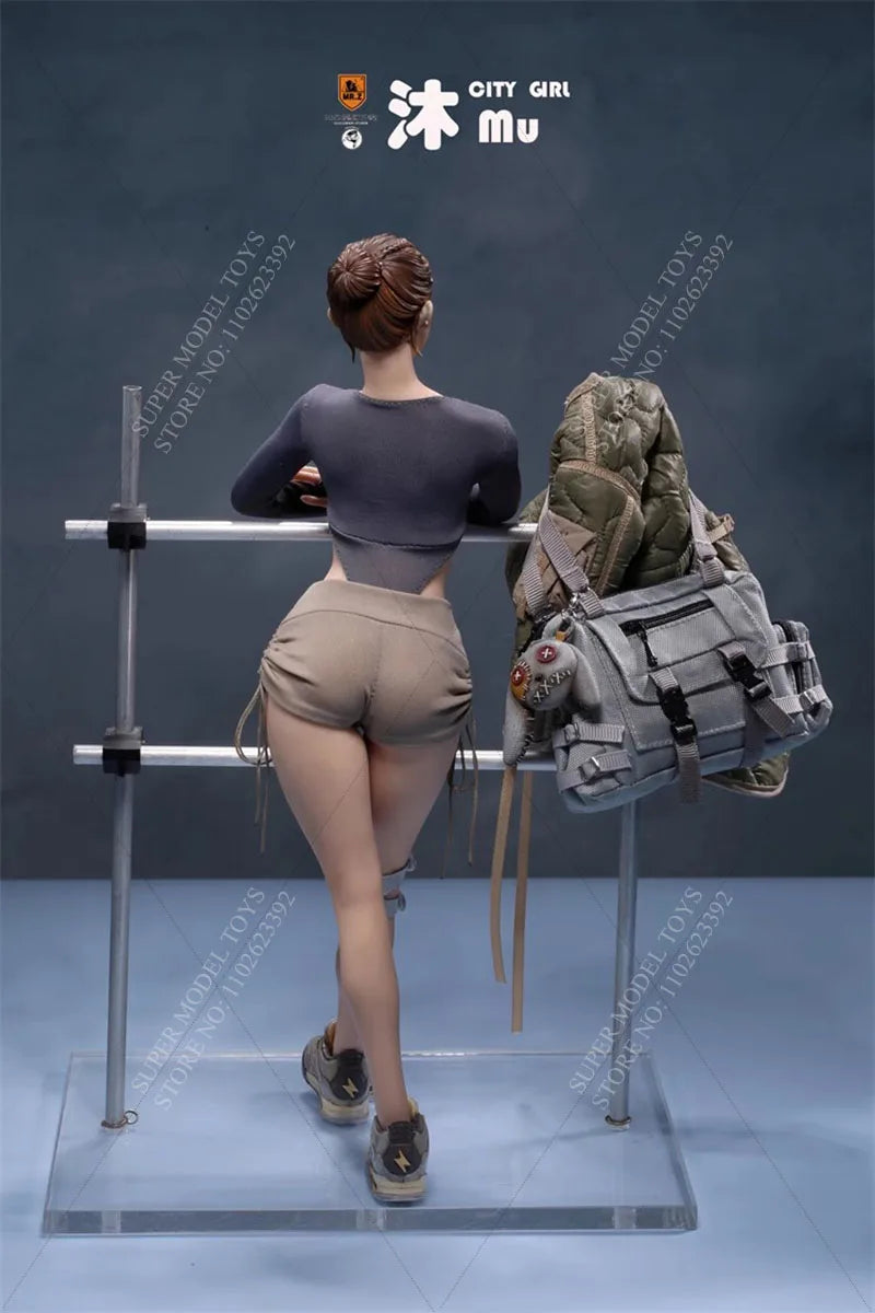 MR.Z CG001 1/6 Scale Women Soldier City Girl Bing&Mu Movable Eye Version Beauty Full Set 12-inch Action Figure Model Gifts