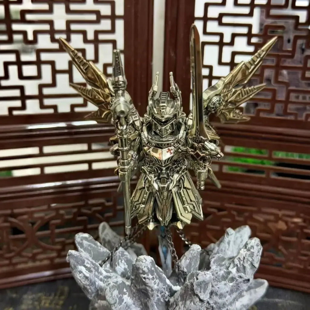 Magnetic Detachable Mech Arbiter Armor Seraph Knights Templar MOC Building Blocks Delicate Metal Figurine Ornament Bricks Toys