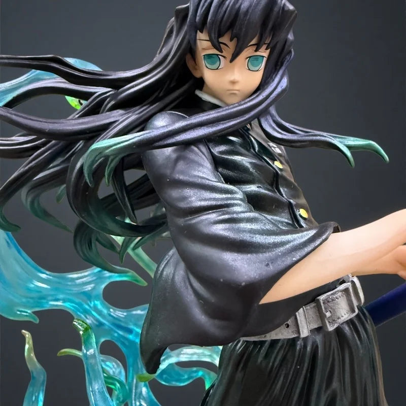 2025 New In Stock Demon Slayer Anime Figures Tokitou Muichirou Figure Pvc Statue Collectible Model Desk Decoration Toys Gifts