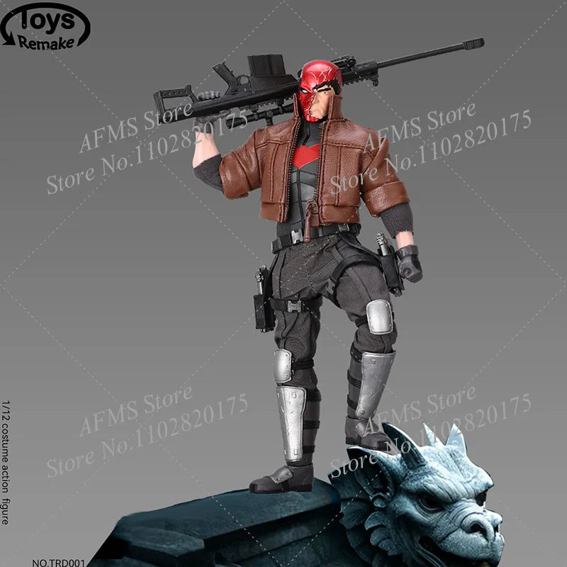 ToysRemake TRD001 1/12 Scale Collectible Figure Jason Todd Red Hood Batman Anti-Hero 6Inch Action Figure Men Soldier Model Toys