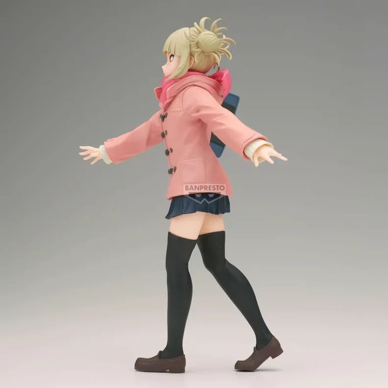 Original BANDAI GLITTER&GLAMOURS HIMIKO TOGA Action Figure My Hero Academia PVC Model Collection Doll Gift