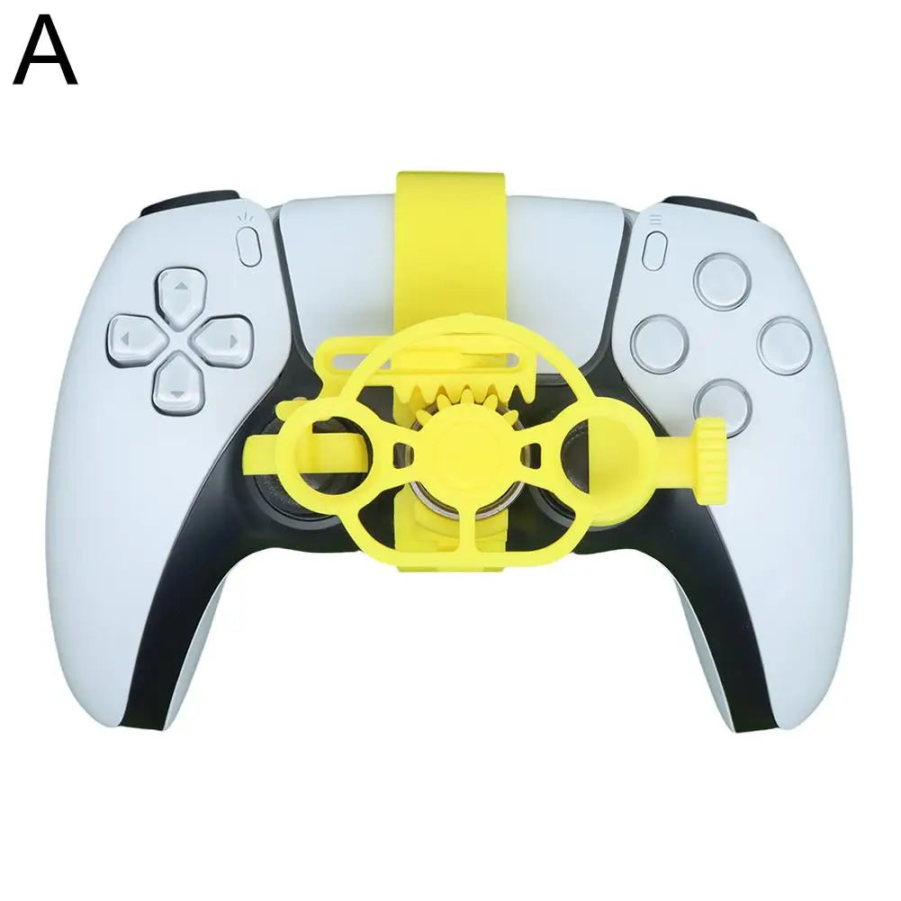 Colorful Gamepad Steering Wheel Accessories Mini 3D Printing For PS 5 Game Controller Auxiliary Replacement Accessories