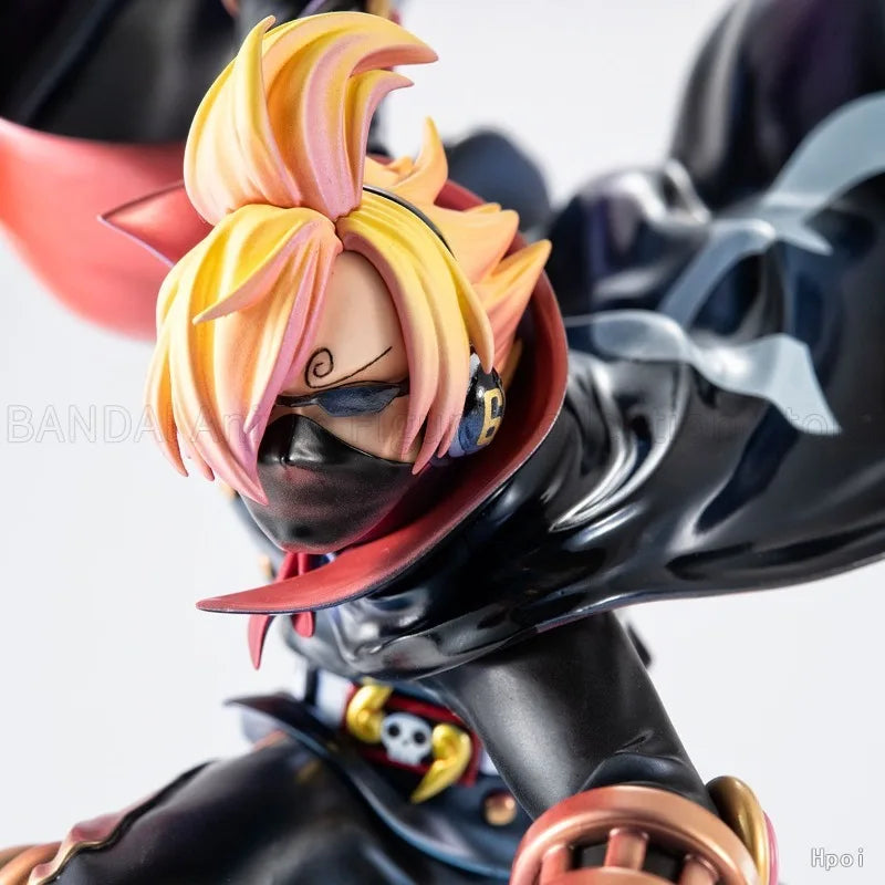 Original MegaHouse Portrait of Pirates ONE PIECE "Warriors Alliance" Sanji Buckwheat Mask Anime Characters