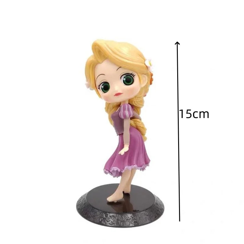HOT 20+ Style Princess Q Posket Princess Snow Elsa & Anna clown PVC Anime Dolls Figures Collectible Model Kid Toys Gift