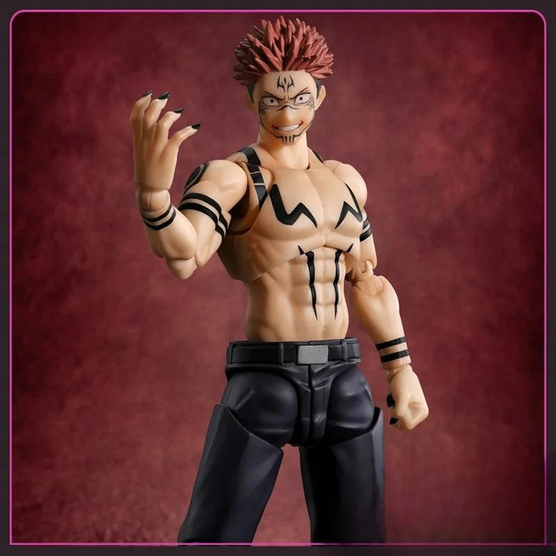 Auf Lager Original BANDAI Jujutsu Kaisen Ryomen Sukuna PVC Modell Spielzeug Statue Garage Kit Weihnachtsgeschenke Megahouse Ornamente