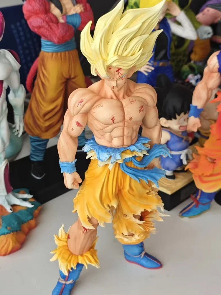 29cm Dragon Ball Z Jt Statue Son Goku Figure Super Saiyan Goku Action Figures Desktop Ornamen Collection Mode Toys Gifts